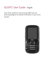 Предварительный просмотр 3 страницы LG 501C Owner'S Manual