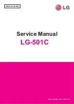 LG 501C Service Manual preview