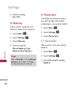 Preview for 68 page of LG 505C User Manual