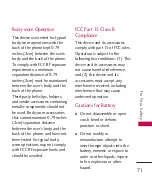 Preview for 73 page of LG 505C User Manual