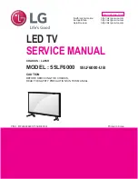 LG 50LF6000-UB Service Manual предпросмотр