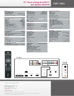 Preview for 2 page of LG 50PC1DRA Specifications