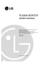 LG 50PC1M Series Owner'S Manual предпросмотр