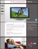 LG 50PC3D -  - 50" Plasma TV Specifications preview
