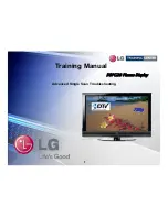 Предварительный просмотр 1 страницы LG 50PG20 Series Training Manual