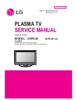 LG 50PG30 Series Service Manual предпросмотр