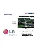 LG 50PJ340 Training Manual preview