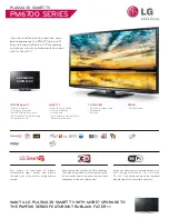 LG 50PM6700 Specifications предпросмотр