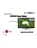 Предварительный просмотр 1 страницы LG 50PQ30 Series Training Manual