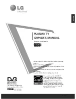 LG 50PS70FD-AA Owner'S Manual предпросмотр