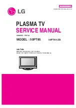 Preview for 1 page of LG 50PT85 Service Manual