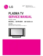 LG 50PX4DR Service Manual preview