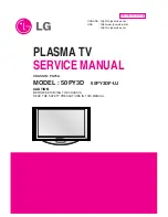 Предварительный просмотр 1 страницы LG 50PY3D 60PY3D Service Manual