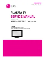 LG 50PY3DF Series Service Manual предпросмотр