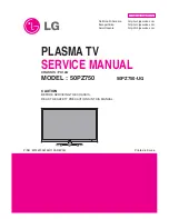 LG 50PZ950 Service Manual preview