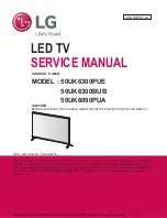 LG 50UK6300BUB Service Manual предпросмотр