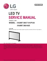 Предварительный просмотр 1 страницы LG 50UM7300AUE Service Manual