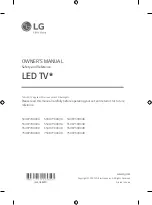 Предварительный просмотр 9 страницы LG 50UR760H9UA Manual