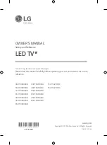 Предварительный просмотр 9 страницы LG 50UT340H0UA Easy Setup Manual