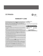 Preview for 75 page of LG 510 Owner'S Manual