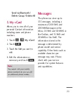 Preview for 25 page of LG 511C User Manual