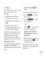 Preview for 29 page of LG 511C User Manual