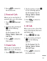 Preview for 35 page of LG 511C User Manual