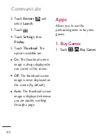 Preview for 40 page of LG 511C User Manual