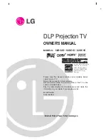 Preview for 1 page of LG 52DC2D Owner'S Manual