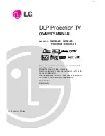 Preview for 1 page of LG 52SX4D Owner'S Manual