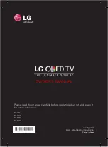 Предварительный просмотр 1 страницы LG 55EA870V.AEU Owner'S Manual