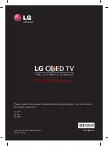 LG 55EA88 Series Owner'S Manual preview