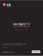 Preview for 1 page of LG 55EA8800 Owner'S Manual