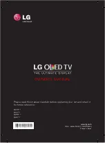 Preview for 1 page of LG 55EA8809-ZC Owner'S Manual