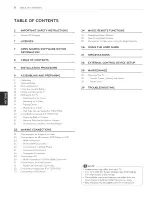 Предварительный просмотр 8 страницы LG 55EC9300 Operating Manual