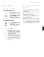 Предварительный просмотр 35 страницы LG 55EC9300 Operating Manual