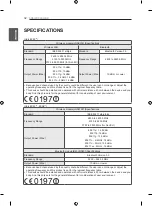 Предварительный просмотр 54 страницы LG 55EC930V.AFP Owner'S Manual