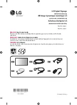 Preview for 3 page of LG 55EF5C-M2 Easy Setup Manual