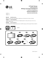 Предварительный просмотр 1 страницы LG 55EF5F-L Installation Manual