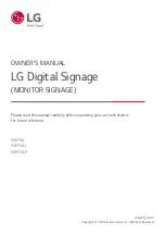 LG 55EF5G Owner'S Manual предпросмотр