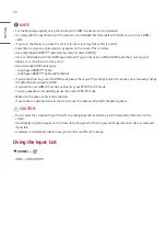 Preview for 26 page of LG 55EF5G Owner'S Manual