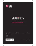 LG 55EG910T-TB Owner'S Manual предпросмотр