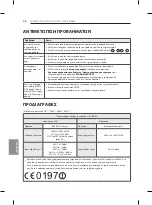 Preview for 272 page of LG 55EG920V Owner'S Manual