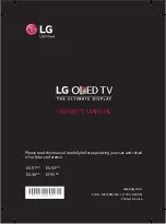 Предварительный просмотр 1 страницы LG 55EG960V.AEK Owner'S Manual