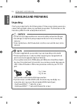 Preview for 16 page of LG 55EG960V.APD Owner'S Manual