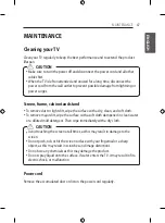 Предварительный просмотр 47 страницы LG 55EG960V.APD Owner'S Manual