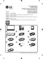 Предварительный просмотр 1 страницы LG 55EW5G-V Installation Manual