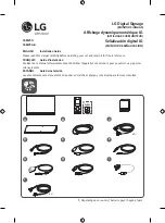 Предварительный просмотр 1 страницы LG 55EW5G Installation Manual