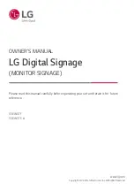 Предварительный просмотр 1 страницы LG 55EW5TF Owner'S Manual