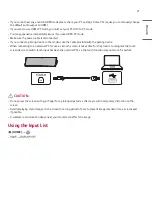 Предварительный просмотр 21 страницы LG 55EW5TF Owner'S Manual